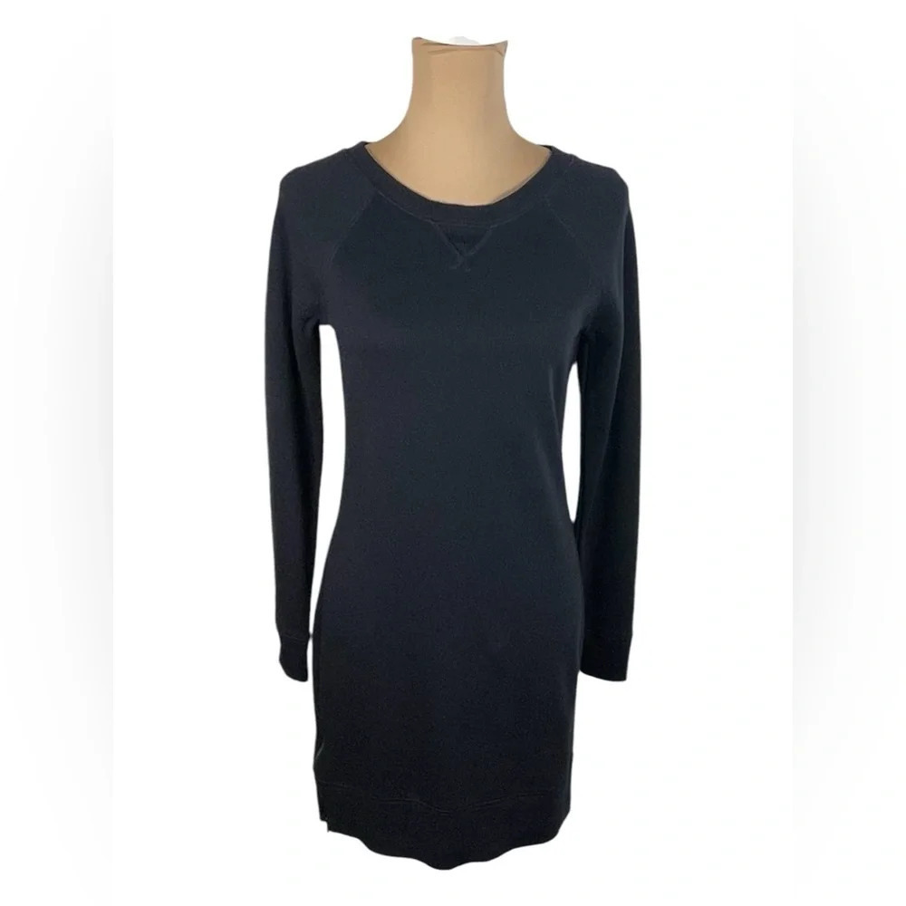 Banana Republic Sweatshirt Dress Navy‎ Blue XS